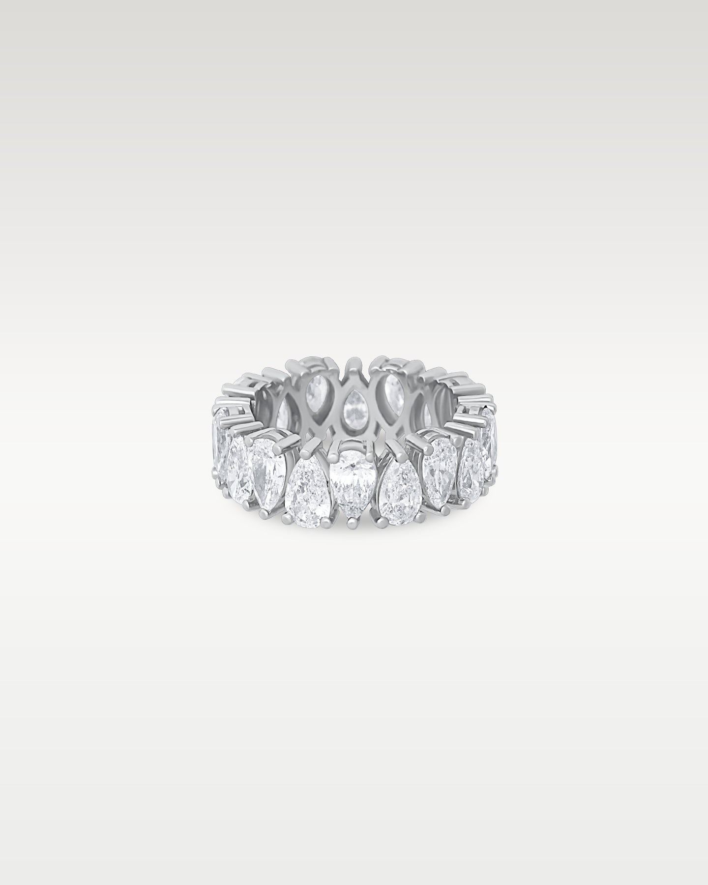 Platinum Pear Cut Diamond Wedding Band | Noahs Fine Watches & Jewelry TX