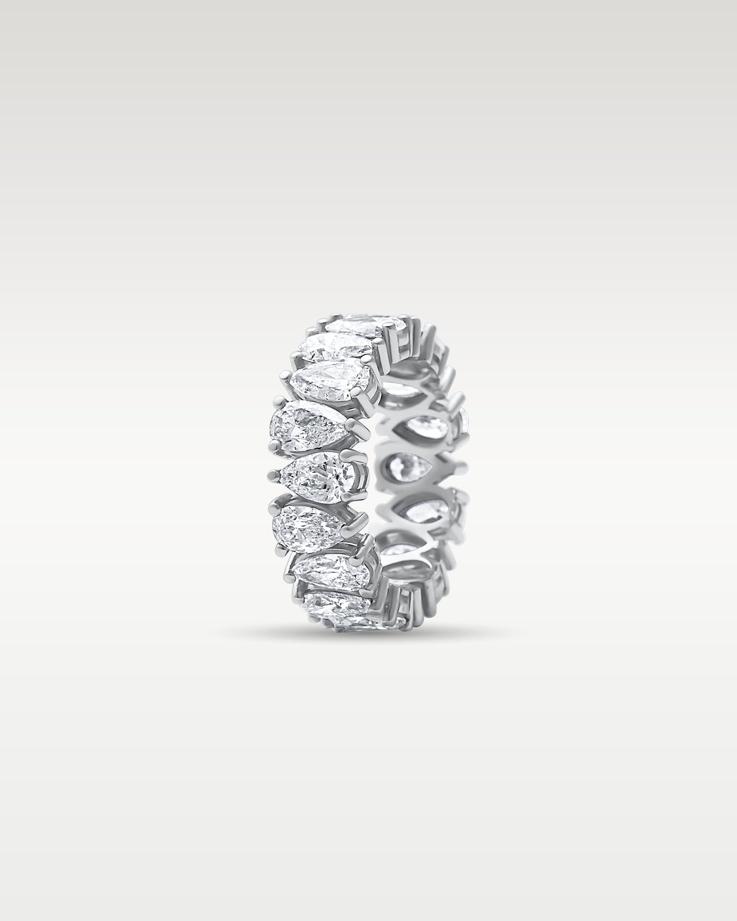 Platinum Pear Cut Diamond Wedding Band | Noahs Fine Watches & Jewelry TX