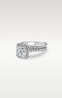 Platinum Princess Cut Halo Diamond Bridal Set | Noah’s Fine Jewelry Dallas