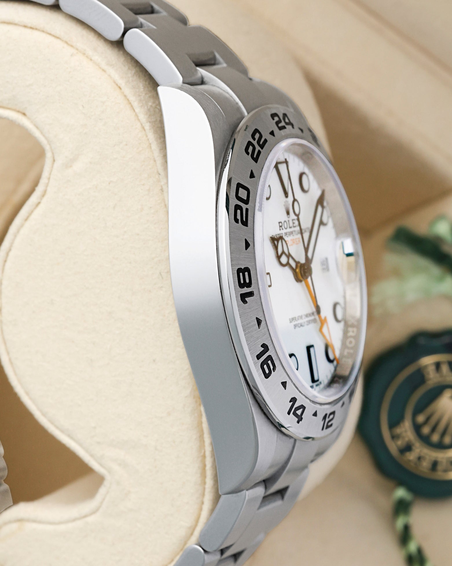 Polar white Rolex Explorer II 216570 2019 | Noah's Fine Watches & Jewelry Dallas