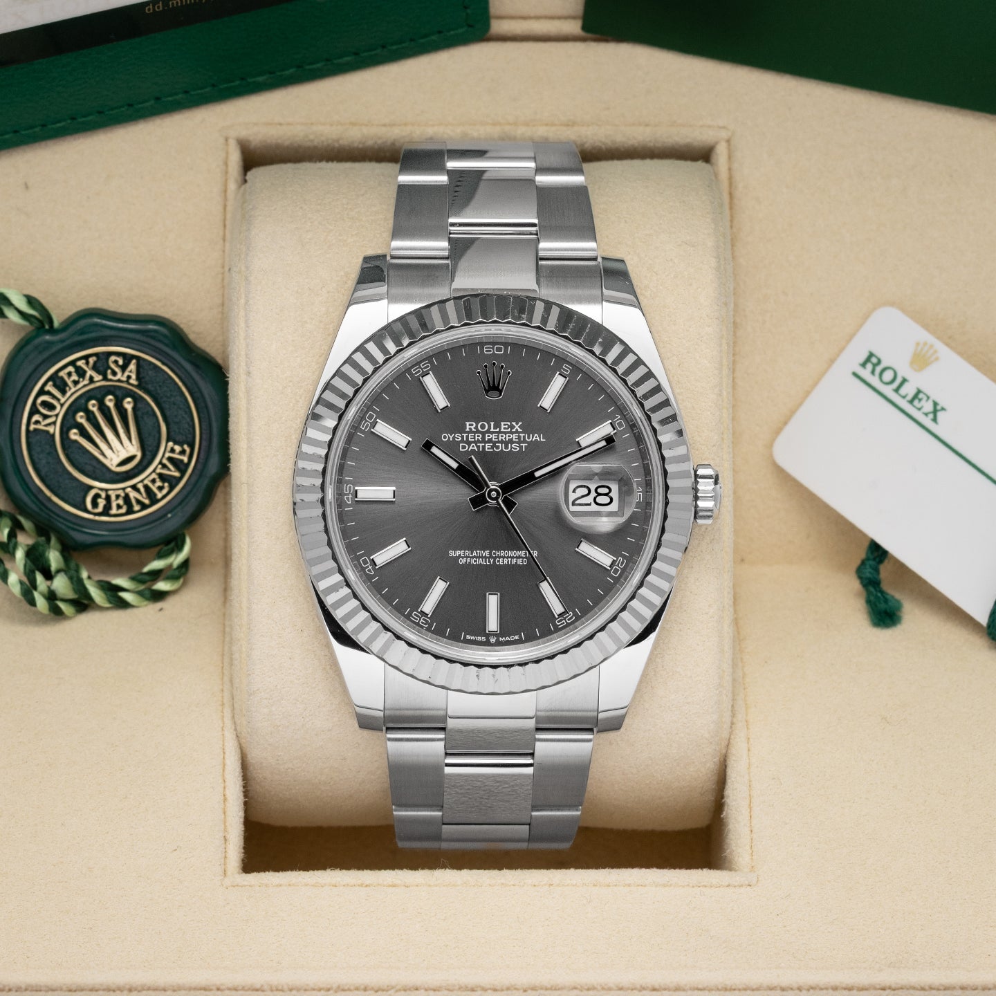 Rolex Datejust 41 Rhodium 126334 | Noah's Fine Watches and Jewelry TX