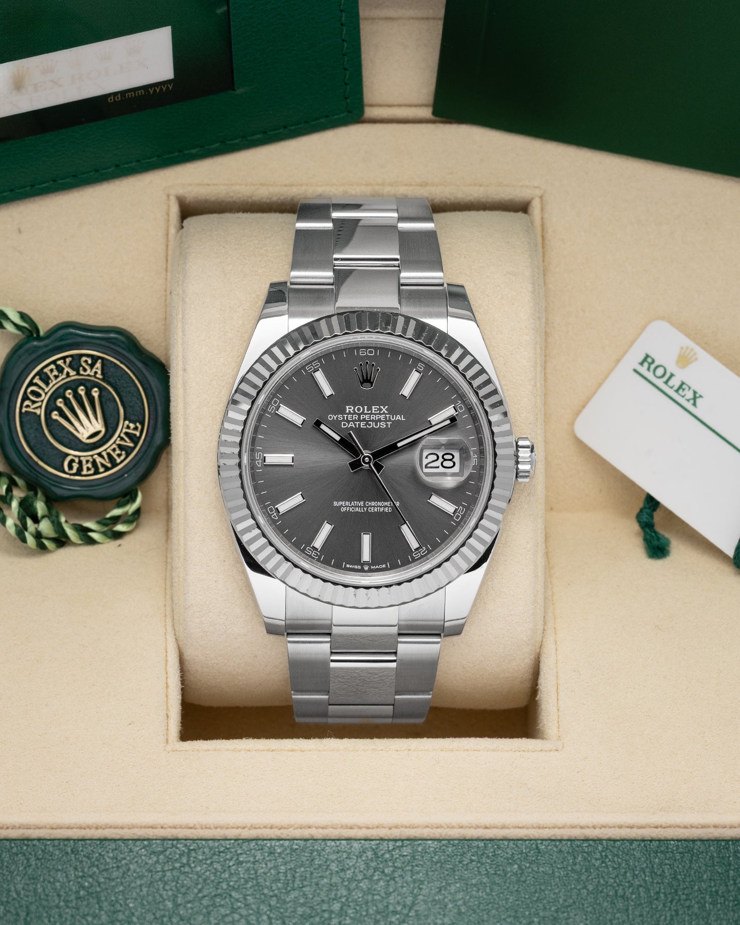 Rolex Datejust 41 Rhodium 126334 | Noah's Fine Watches and Jewelry TX