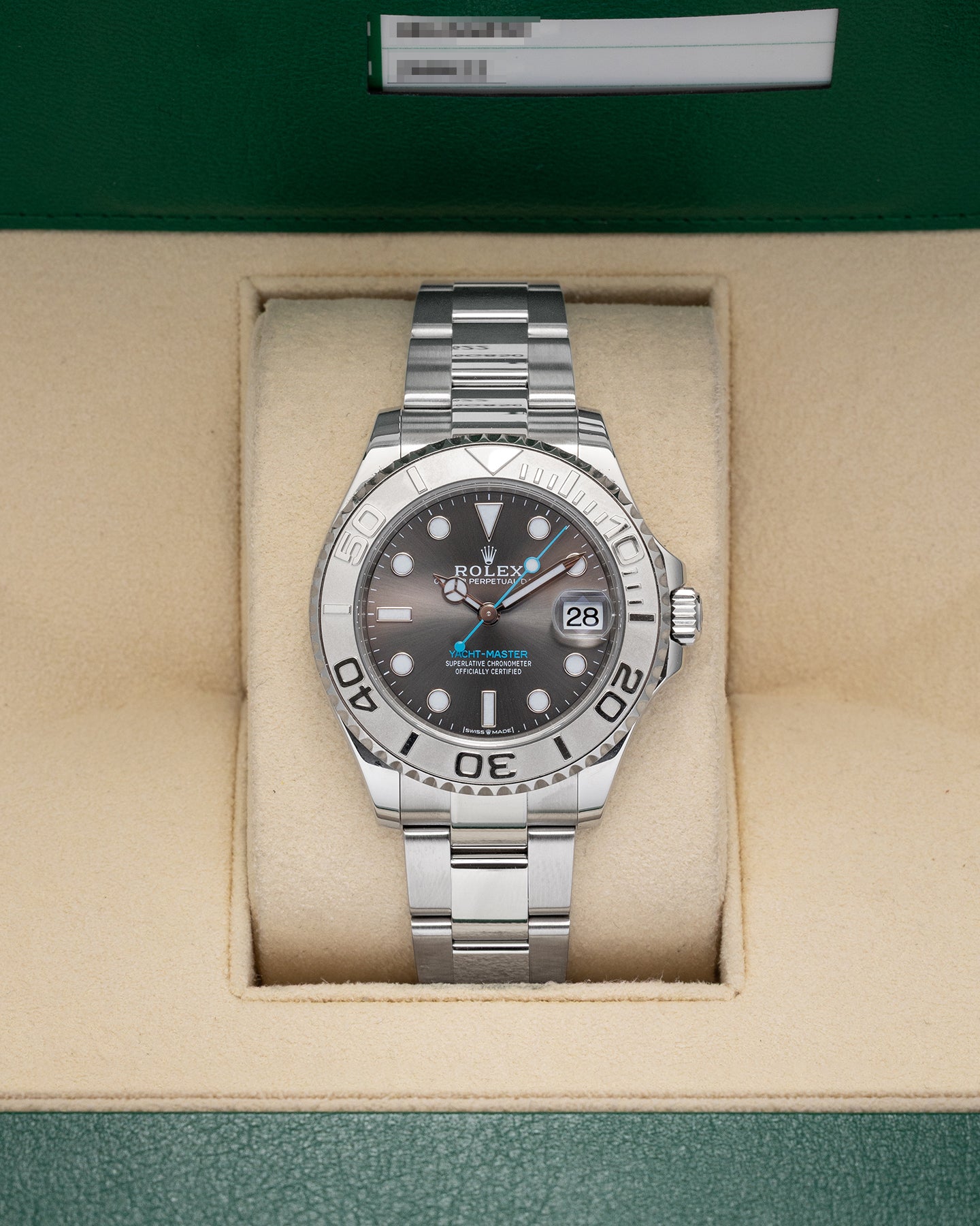 Master 268622 Rolex Yachtmaster 37 Rhodium Rolex Yacht-Master 40