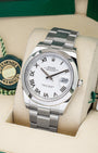 Steel White Rolex Datejust 126300 2024 Watch | Noah's Fine Watches and Jewelry