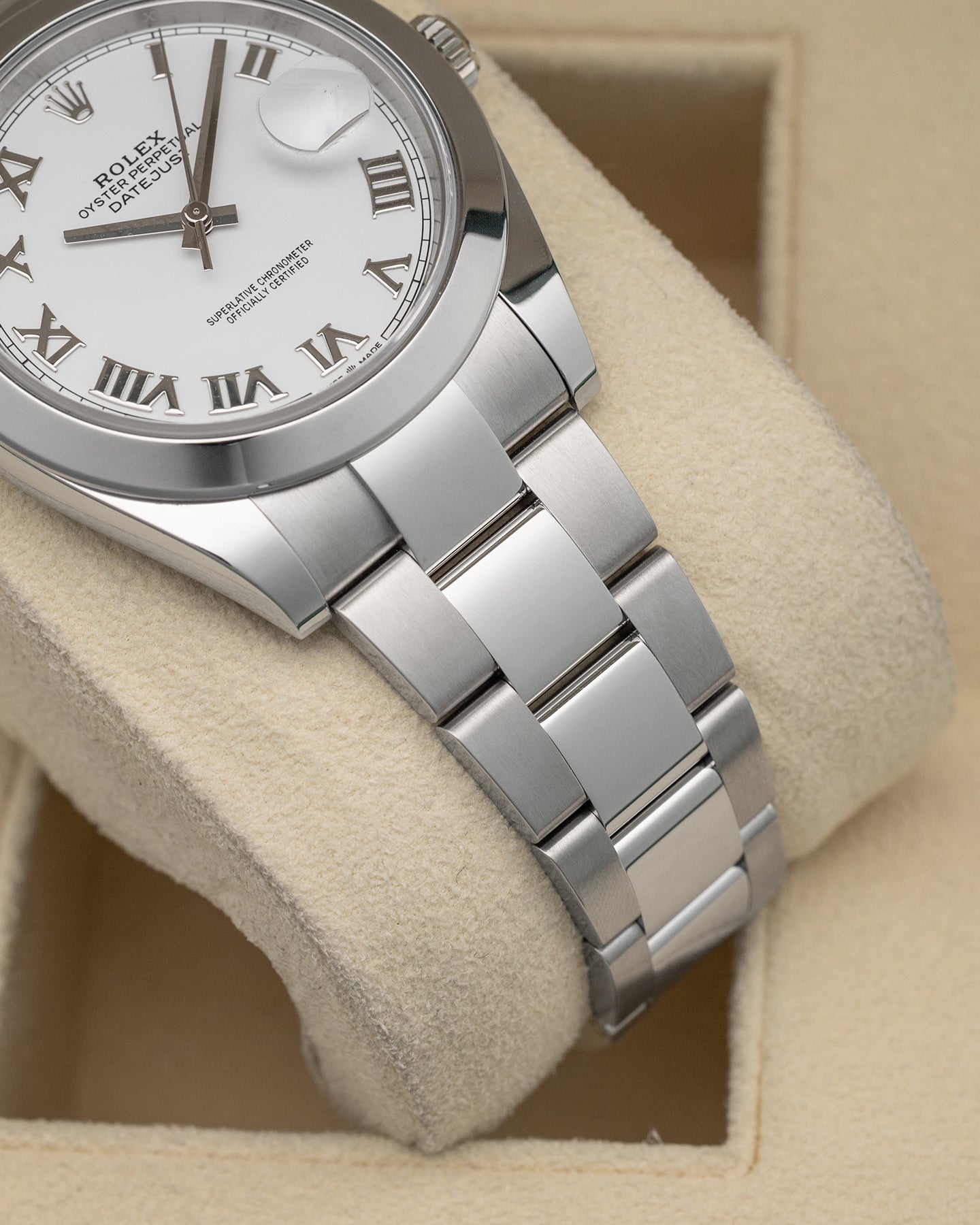 Steel White Rolex Datejust 126300 2024 Watch | Noah's Fine Watches and Jewelry