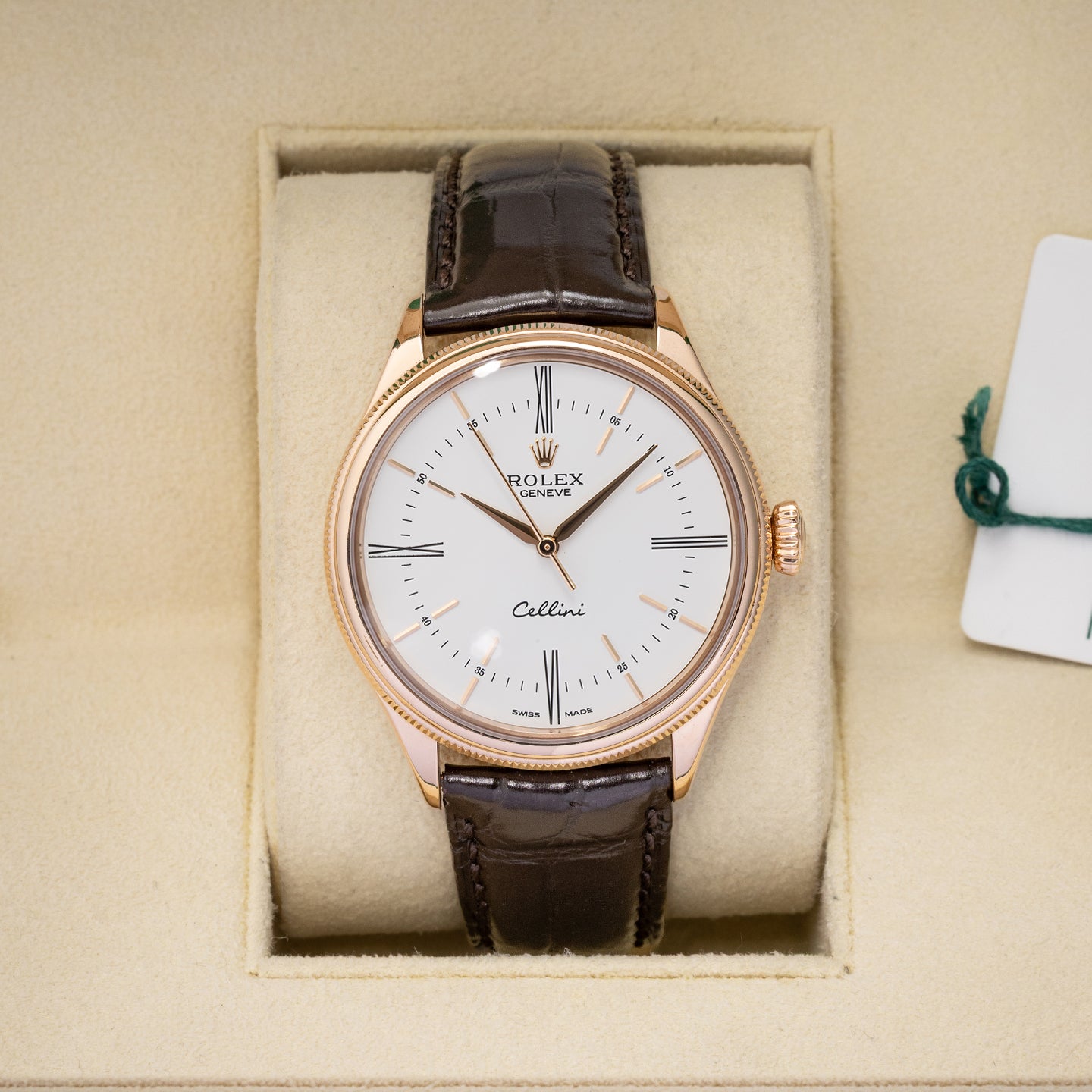 Rose Gold Rolex Cellini 50505 | Noah's Fine Watches Dallas