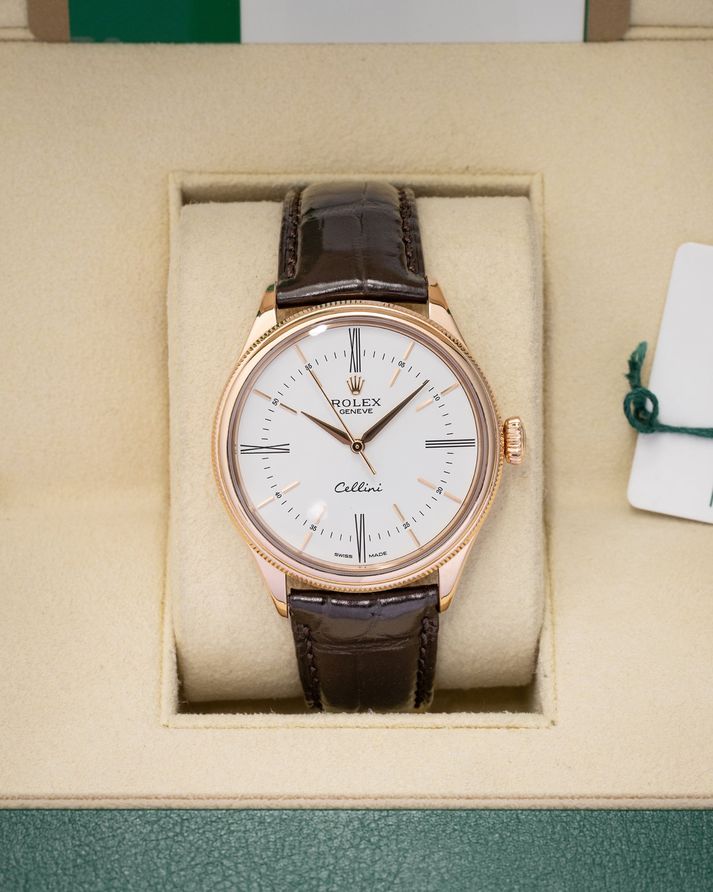 Rose Gold Rolex Cellini 50505 | Noah's Fine Watches Dallas
