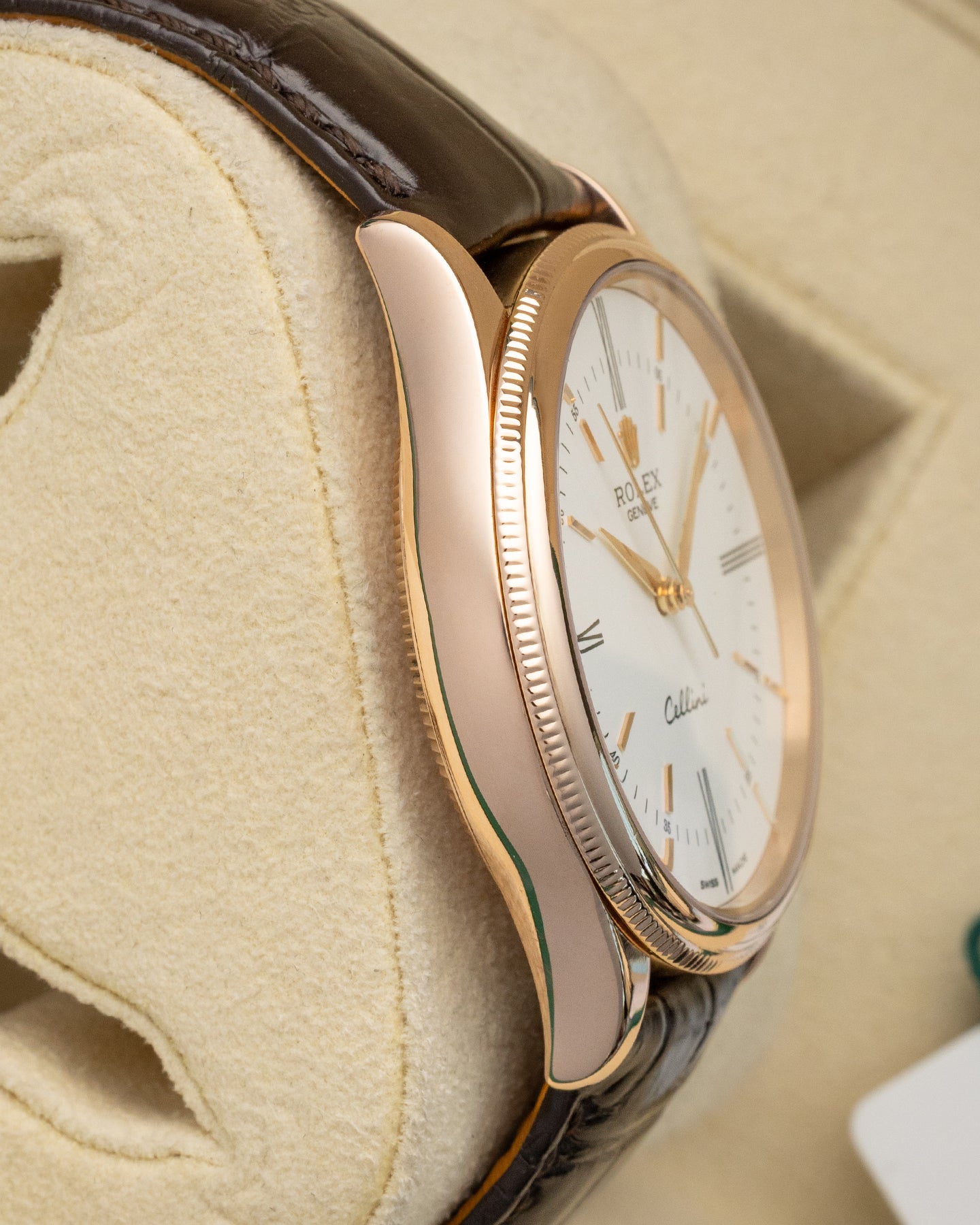Rose Gold Rolex Cellini 50505 | Noah's Fine Watches Dallas