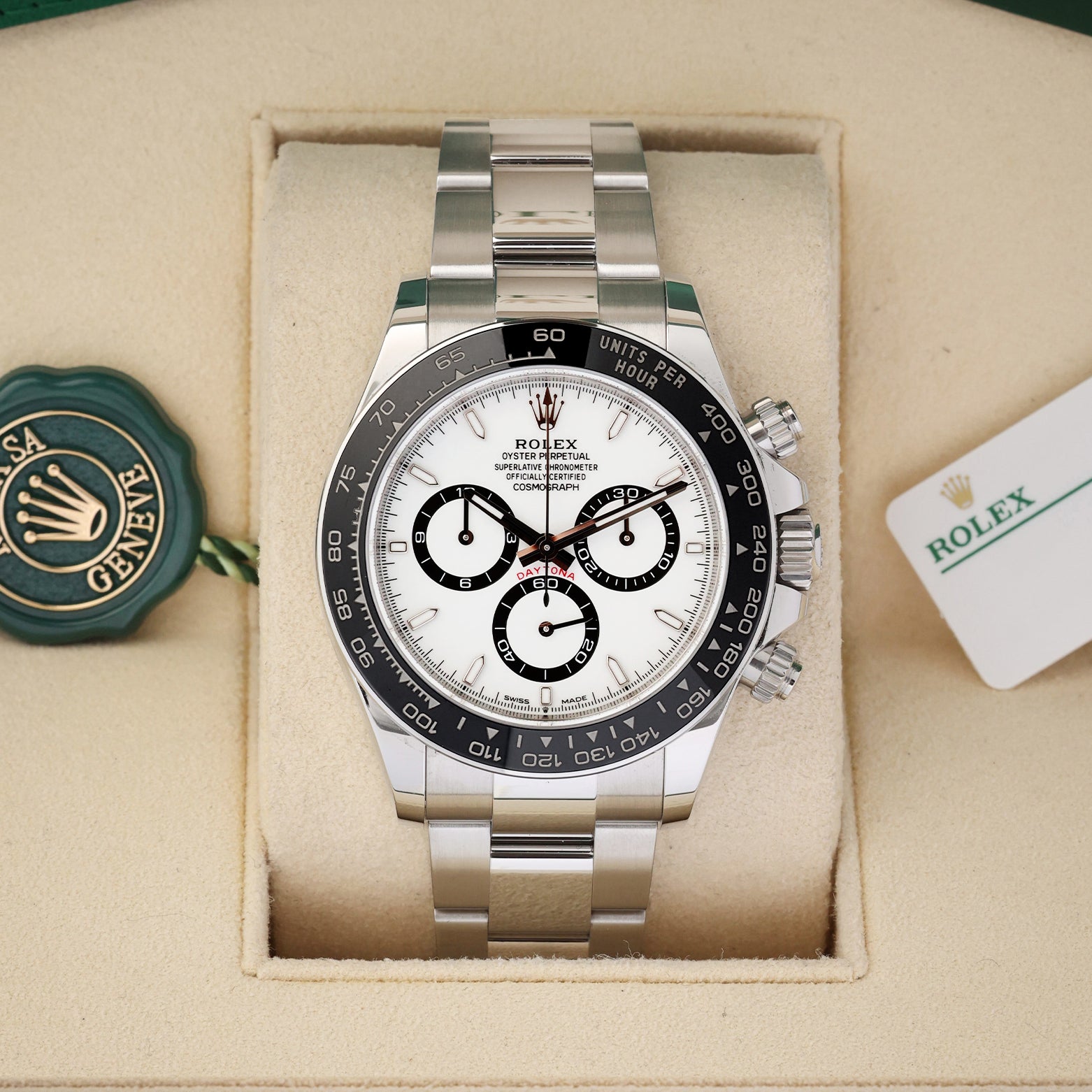 Panda Rolex Cosmograph Daytona 126500LN | Noah's Fine Watches Dallas