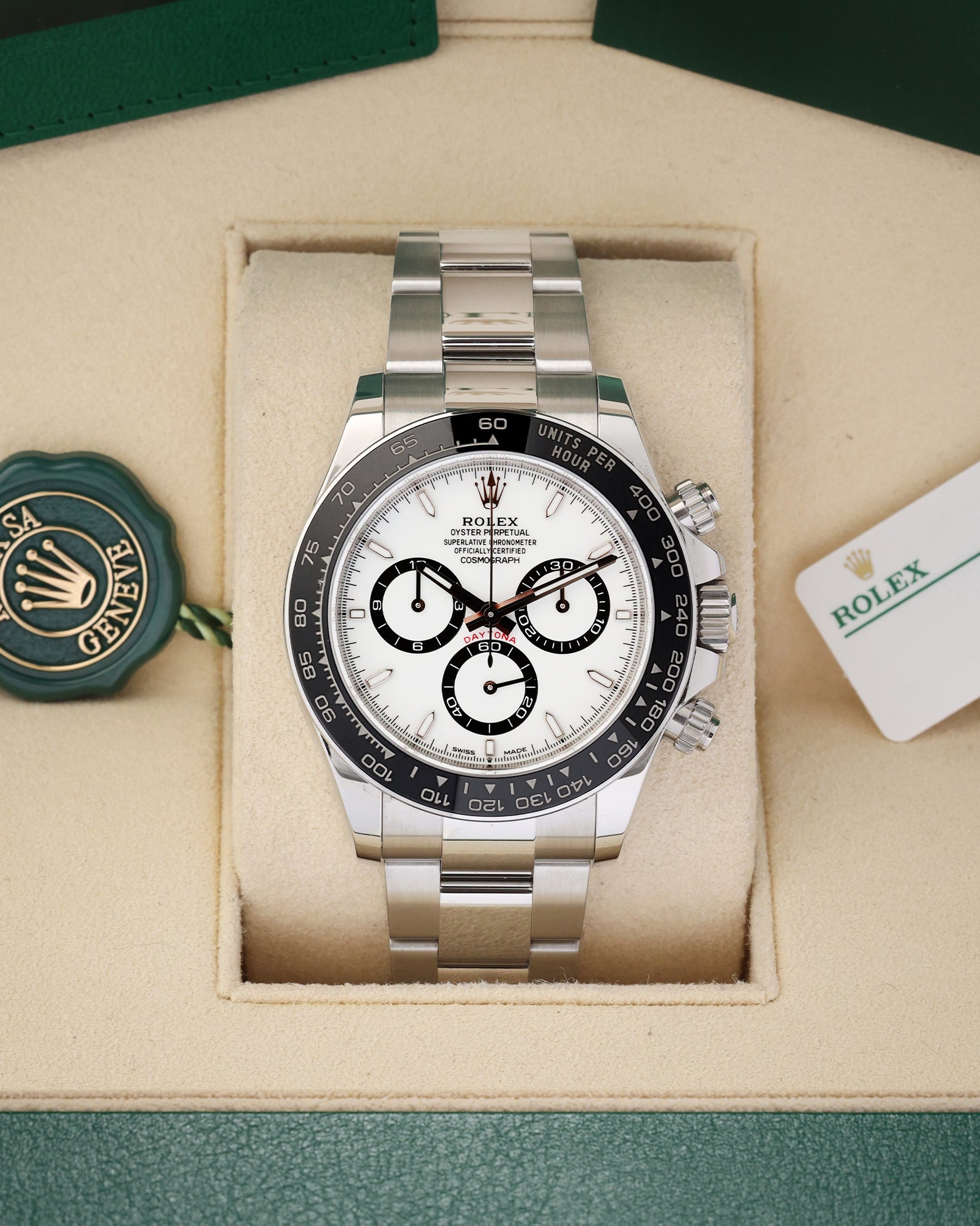 Panda Rolex Cosmograph Daytona 126500LN | Noah's Fine Watches Dallas