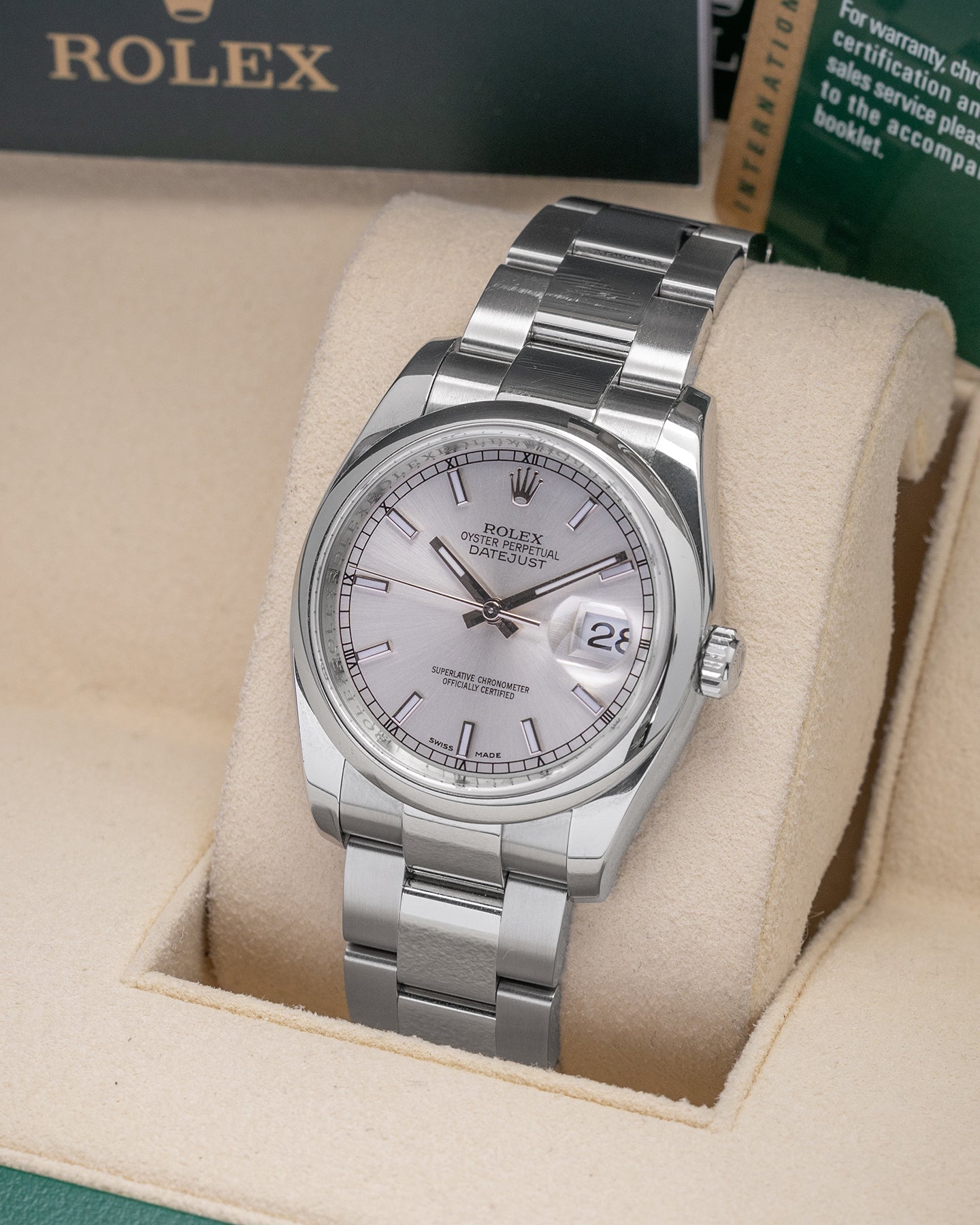 Steel Gray 2009 Rolex Datejust 116200 Watch | Noah's Fine Jewelry and Watches