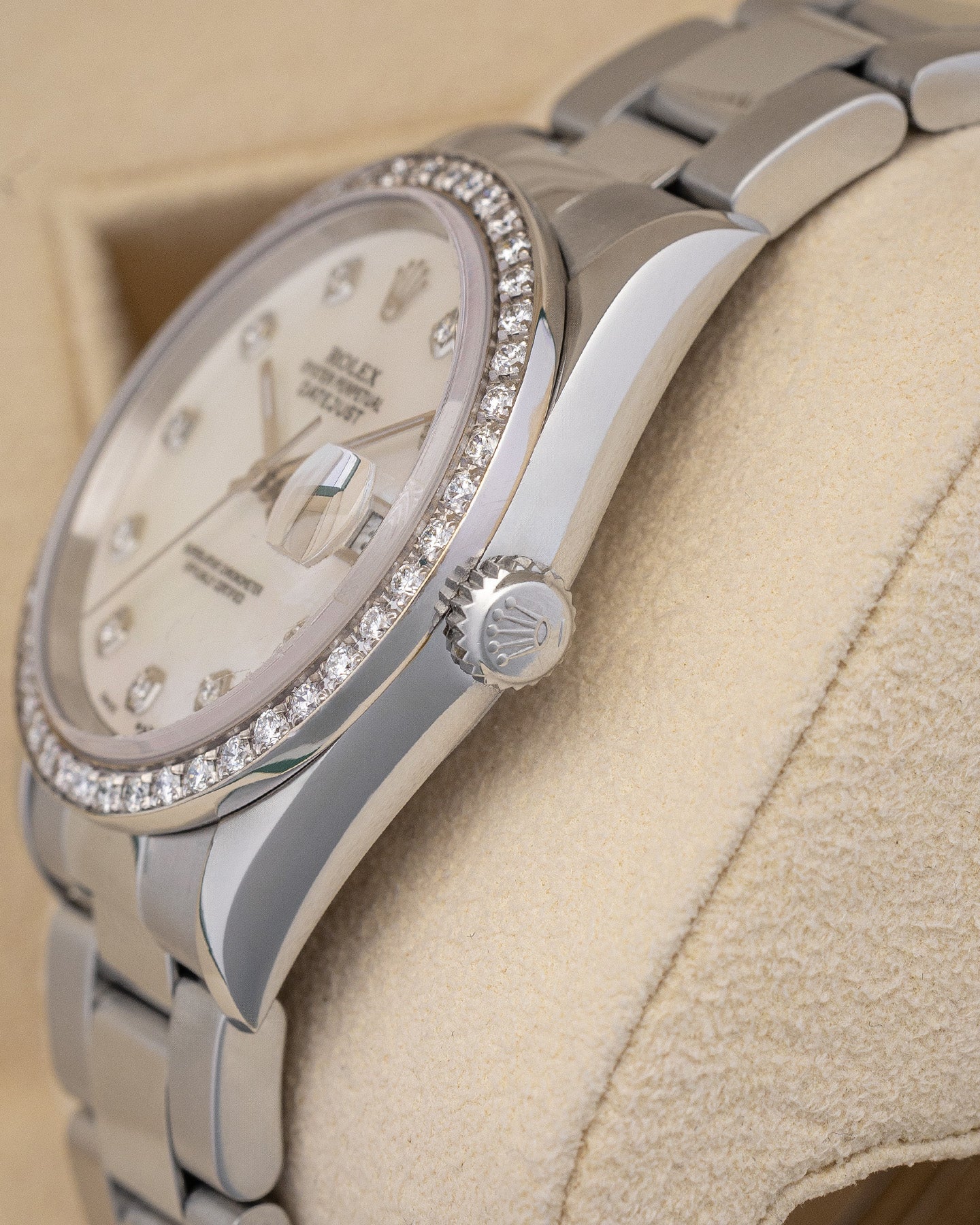 Rolex Datejust 116244 MOP Diamond Dial Watch | Noah's Fine Watches and Jewelry Dallas