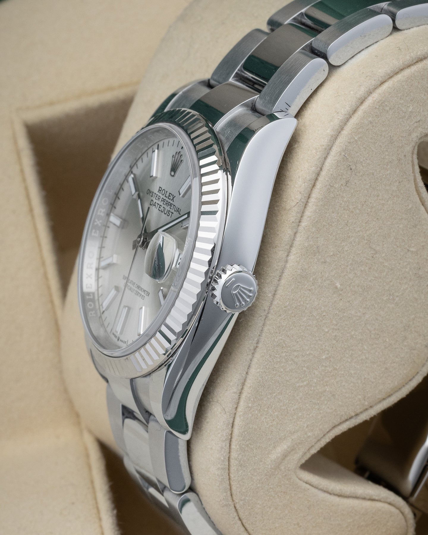 Silver Index Datejust 126234 Rolex Watch | Noah's Fine Watches and Jewelry Texas