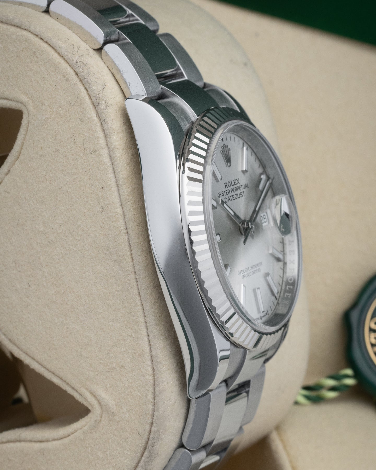 Silver Index Datejust 126234 Rolex Watch | Noah's Fine Watches and Jewelry Texas