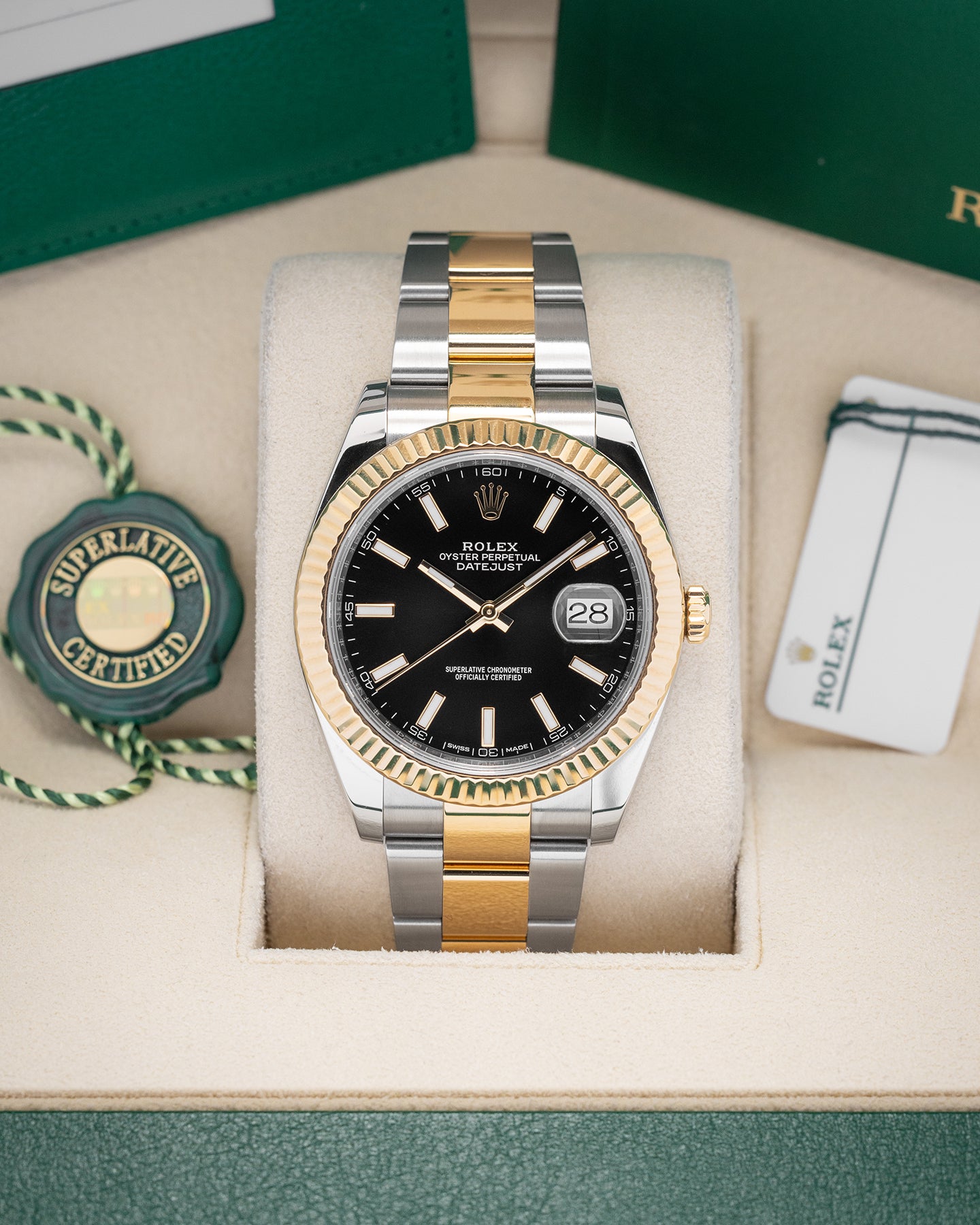 2018 Two Tone Yellow Gold Rolex Datejust 126333 Watch | Noah's Fine Watches and Jewelry Dallas