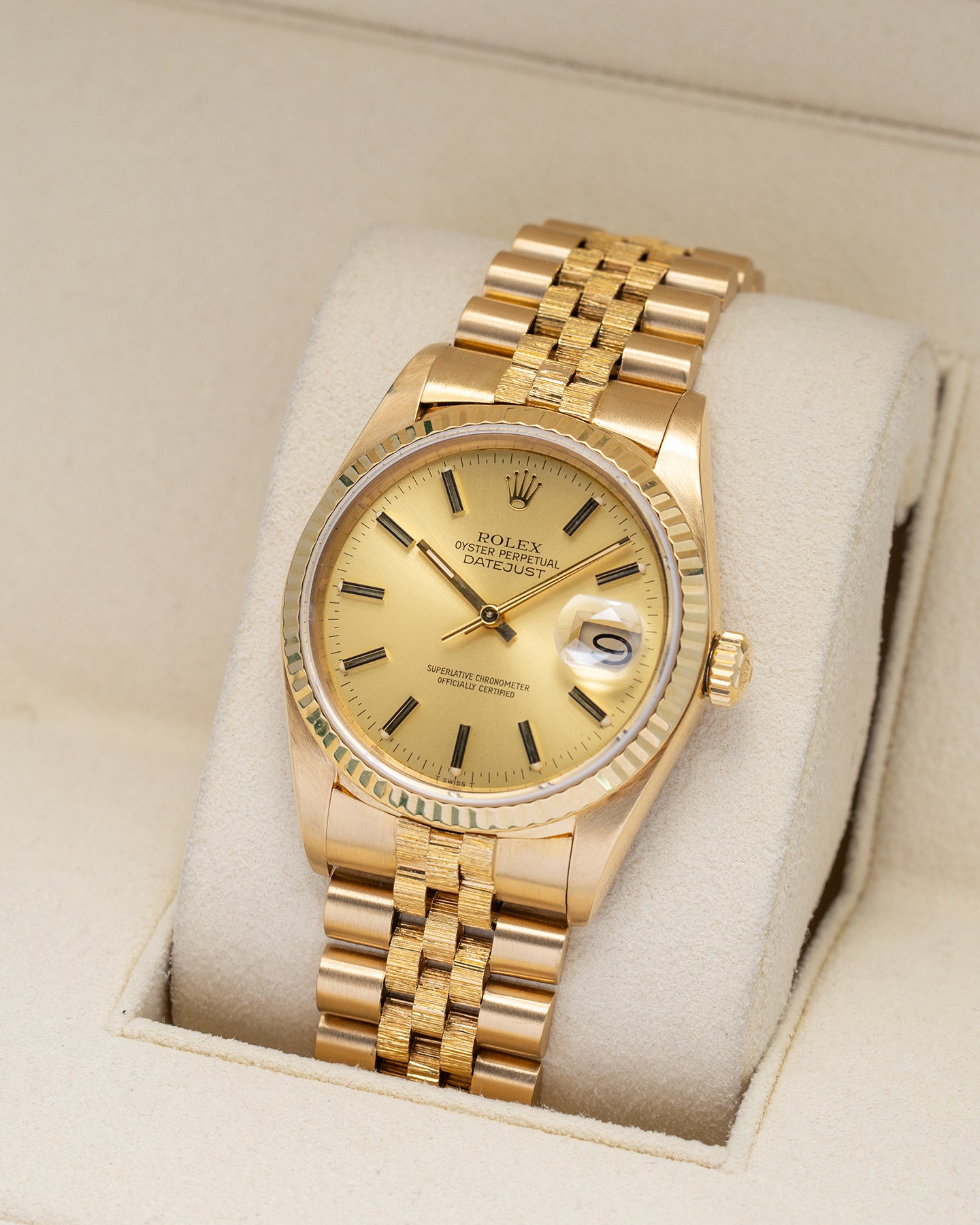 1984 Yellow Gold Rolex Datejust 16078 Watch | Noah's Fine Watches and Jewelry Dallas