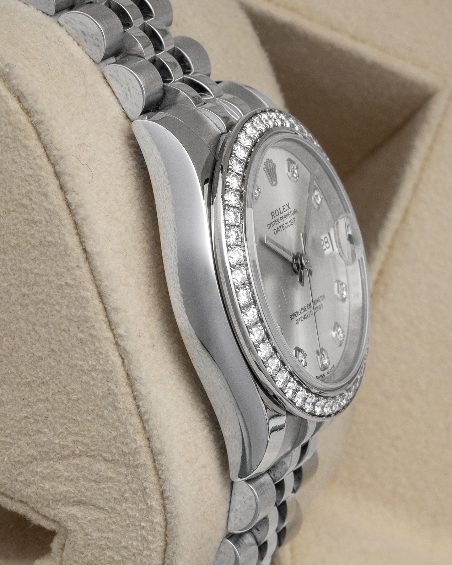 Rolex Datejust 178384 Diamond Bezel – Noah's Fine Watches & Jewelry