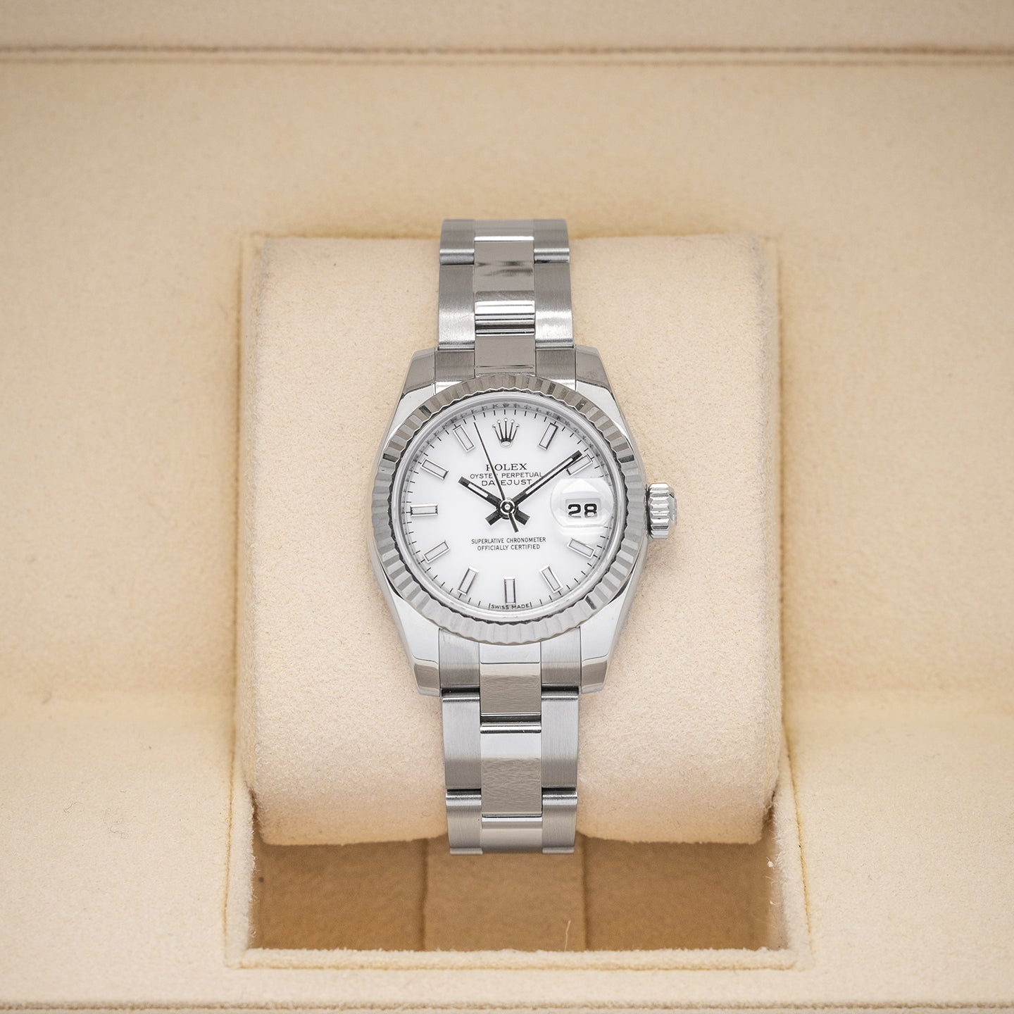 2007 Steel White Rolex Datejust 179174 | Noah's Fine Watches and Jewelry