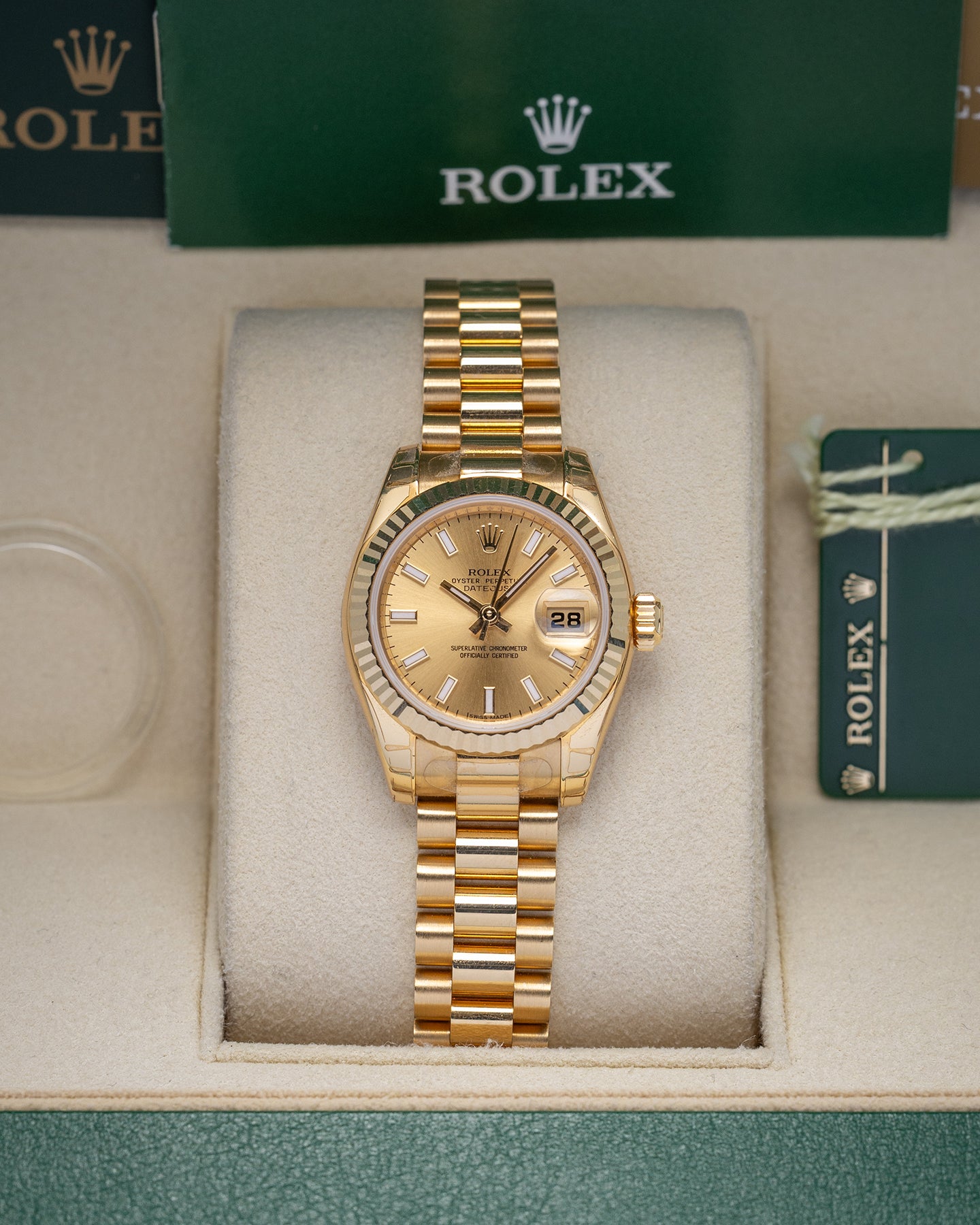 Women's Yellow Gold Rolex Datejust 179178 2007 | Noah's Fine Watches and Jewelry
