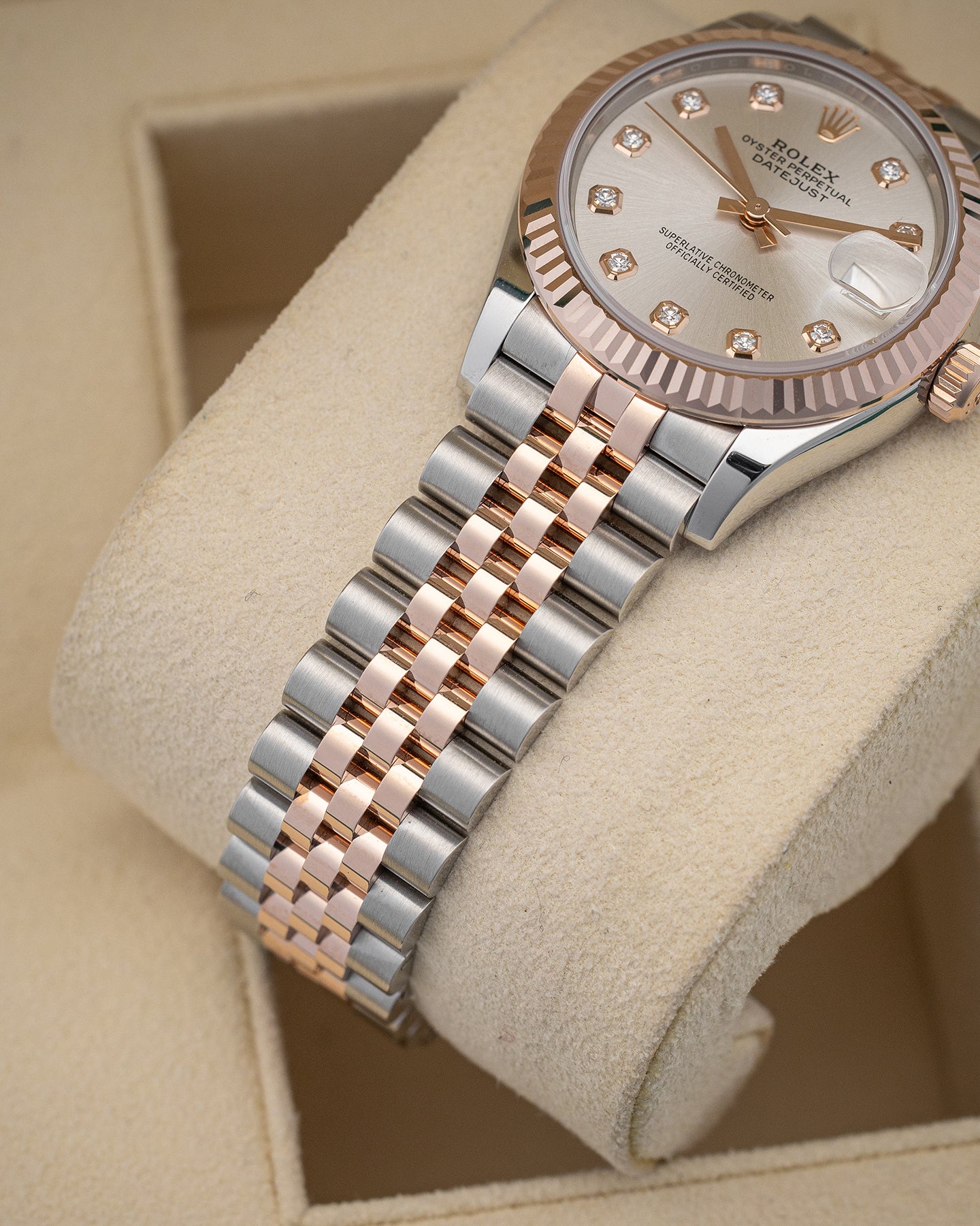 Two Tone Rose Gold Rolex Datejust 278271 Diamond Watch | Noah's Fine Watches and Jewelry