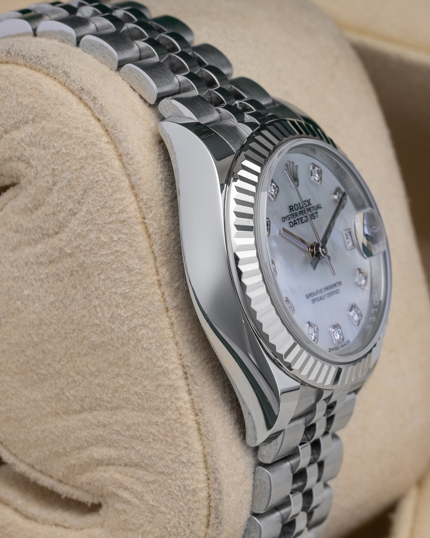 Datejust 279174 MOP Diamond Dial Rolex Watch | Noah's Fine Watches and Jewelry Dallas