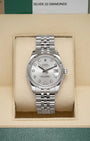 Silver Diamond Rolex Datejust 31 178274 | Noahs Fine Jewelry & Watches DFW