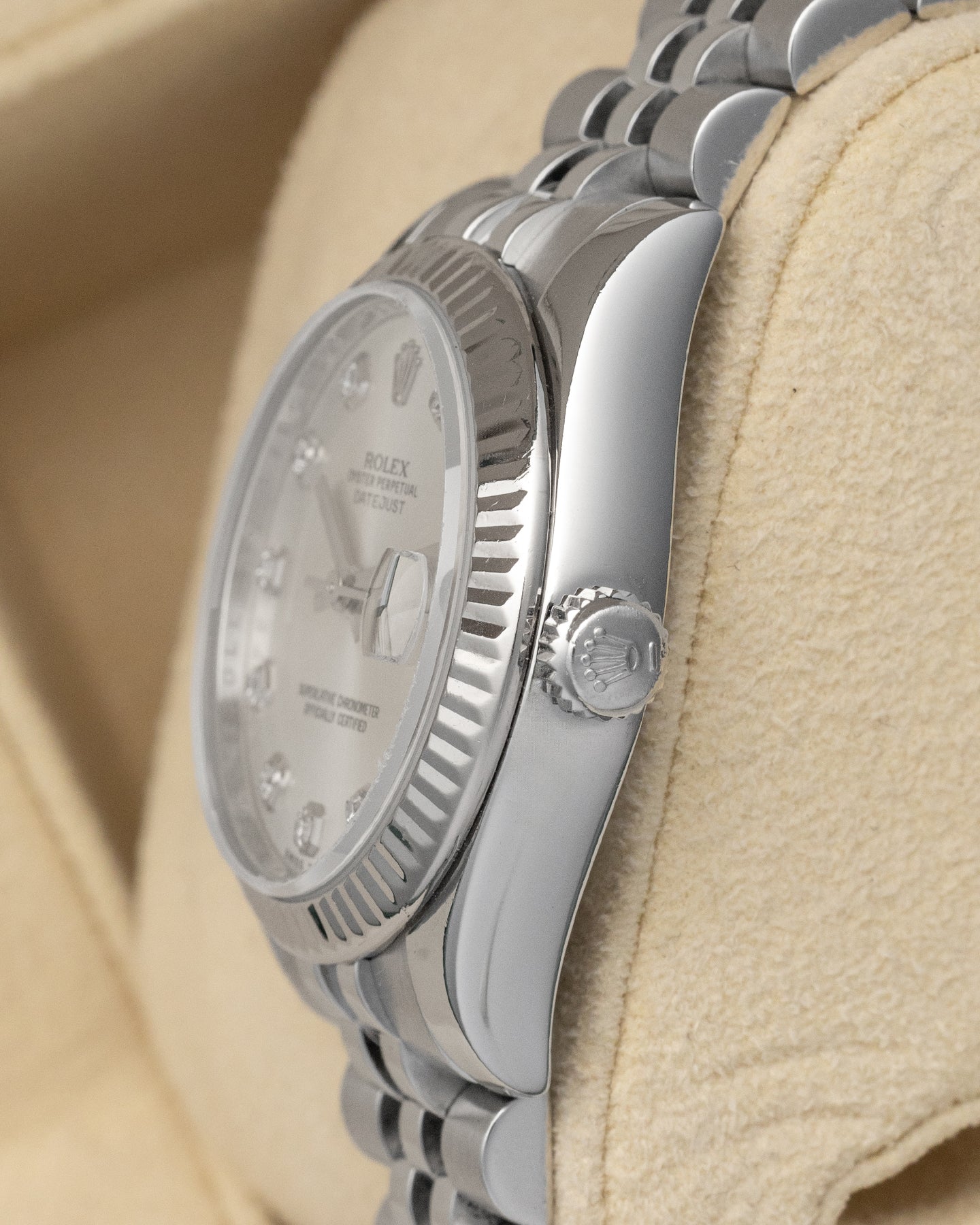 Silver Diamond Rolex Datejust 31 178274 | Noahs Fine Jewelry & Watches DFW