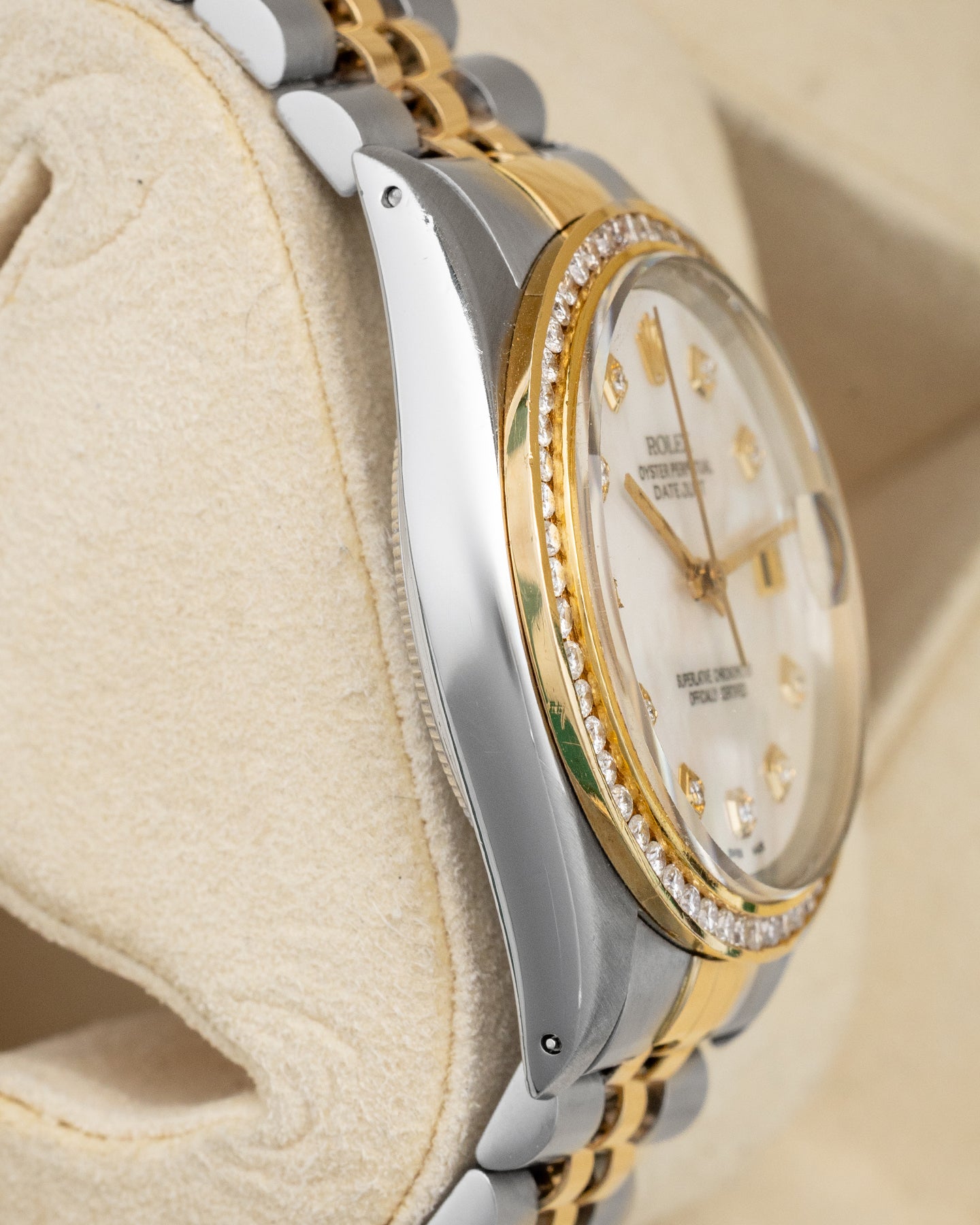 MOP Diamond Rolex Datejust 36 16013 | Noah's Fine Jewelry and Watches USA