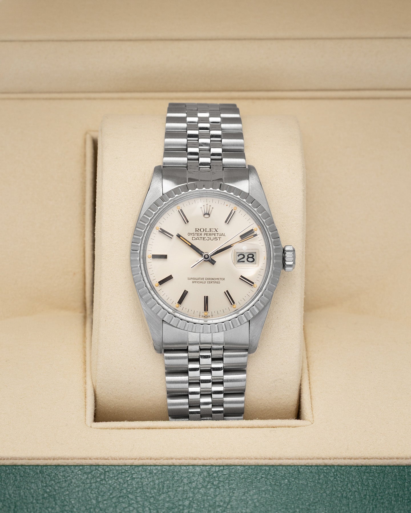 Silver Rolex Datejust 16030 | Noah's Fine Watches Dallas, Texas