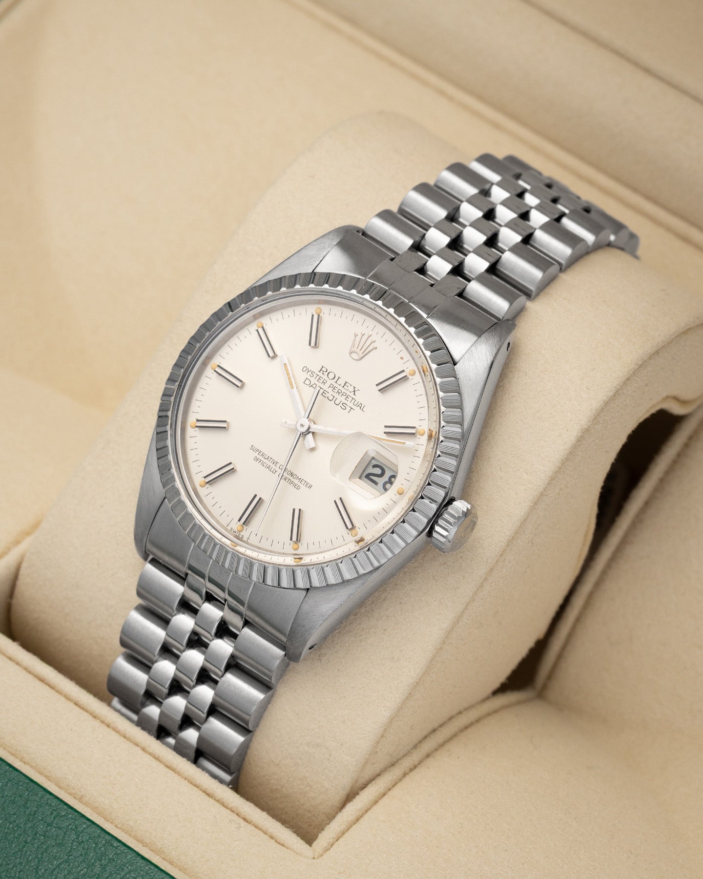 Silver Rolex Datejust 16030 | Noah's Fine Watches Dallas, Texas