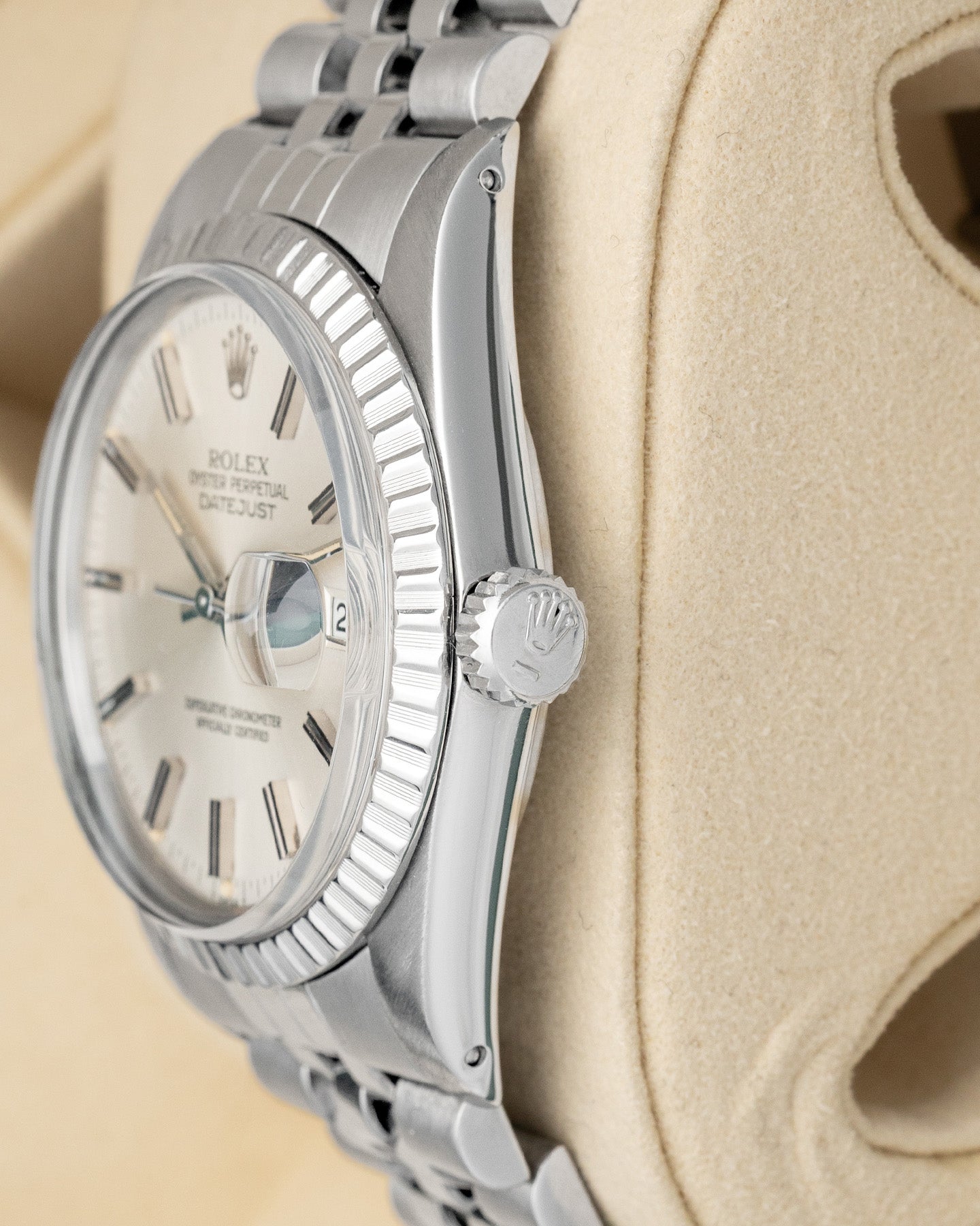 Silver Rolex Datejust 16030 | Noah's Fine Watches Dallas, Texas