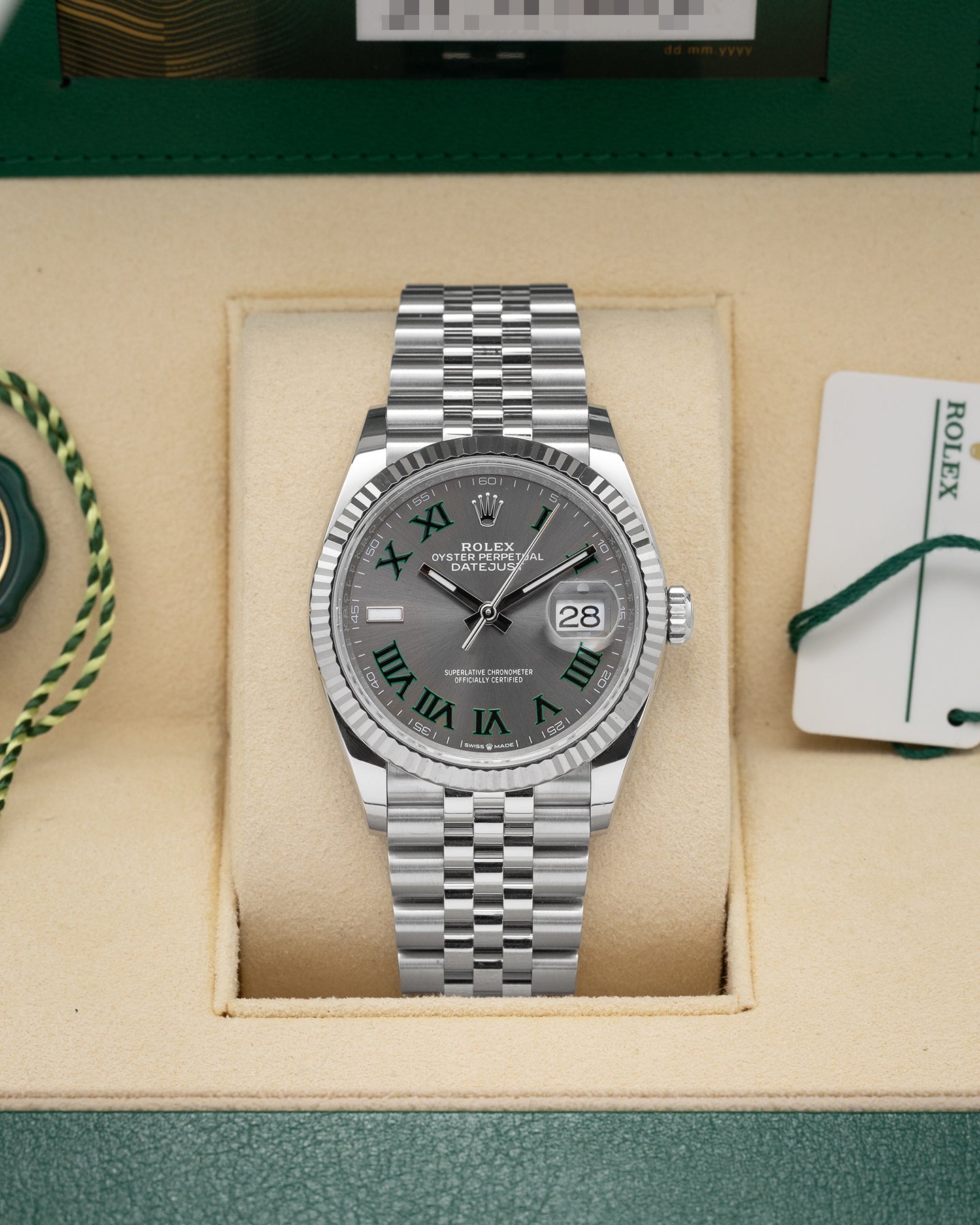 Rolex Datejust 36 Wimbledon Dial 126234 | Noah's Fine Watches & Jewelry Dallas