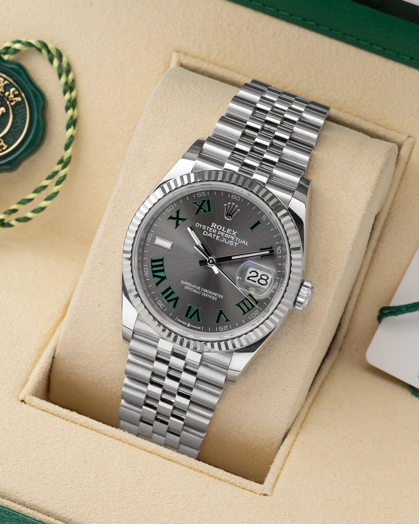 Rolex Datejust 36 Wimbledon Dial 126234 | Noah's Fine Watches & Jewelry Dallas