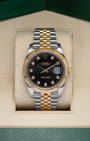 Black Diamond Two Tone Rolex Datejust 126333 | Noah's Fine Watches Frisco, TX