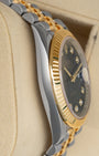 Black Diamond Two Tone Rolex Datejust 126333 | Noah's Fine Watches Frisco, TX