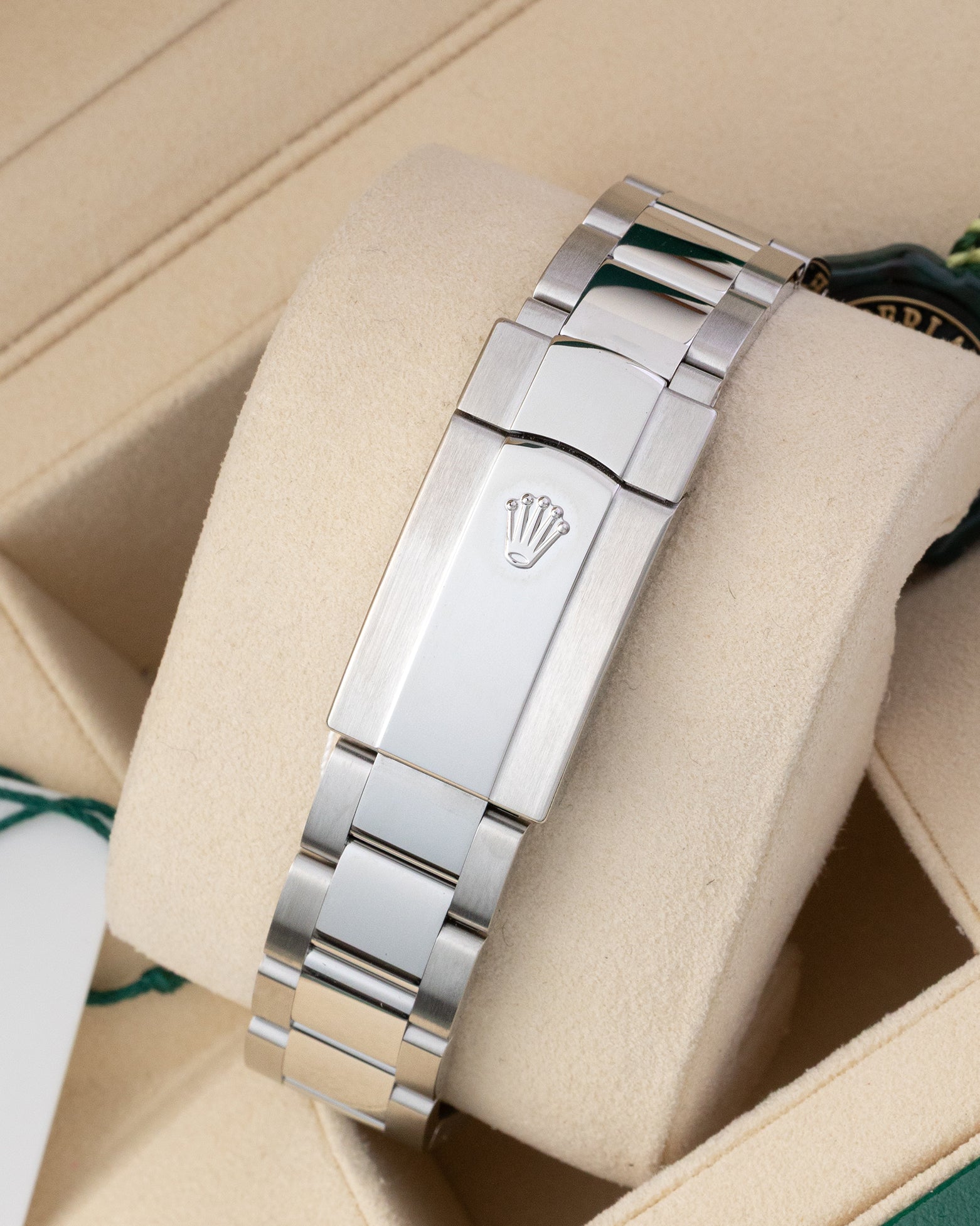 Stainless steel Oyster bracelet with Oysterclasp and Easylink extension for Rolex Datejust 41 reference 126334