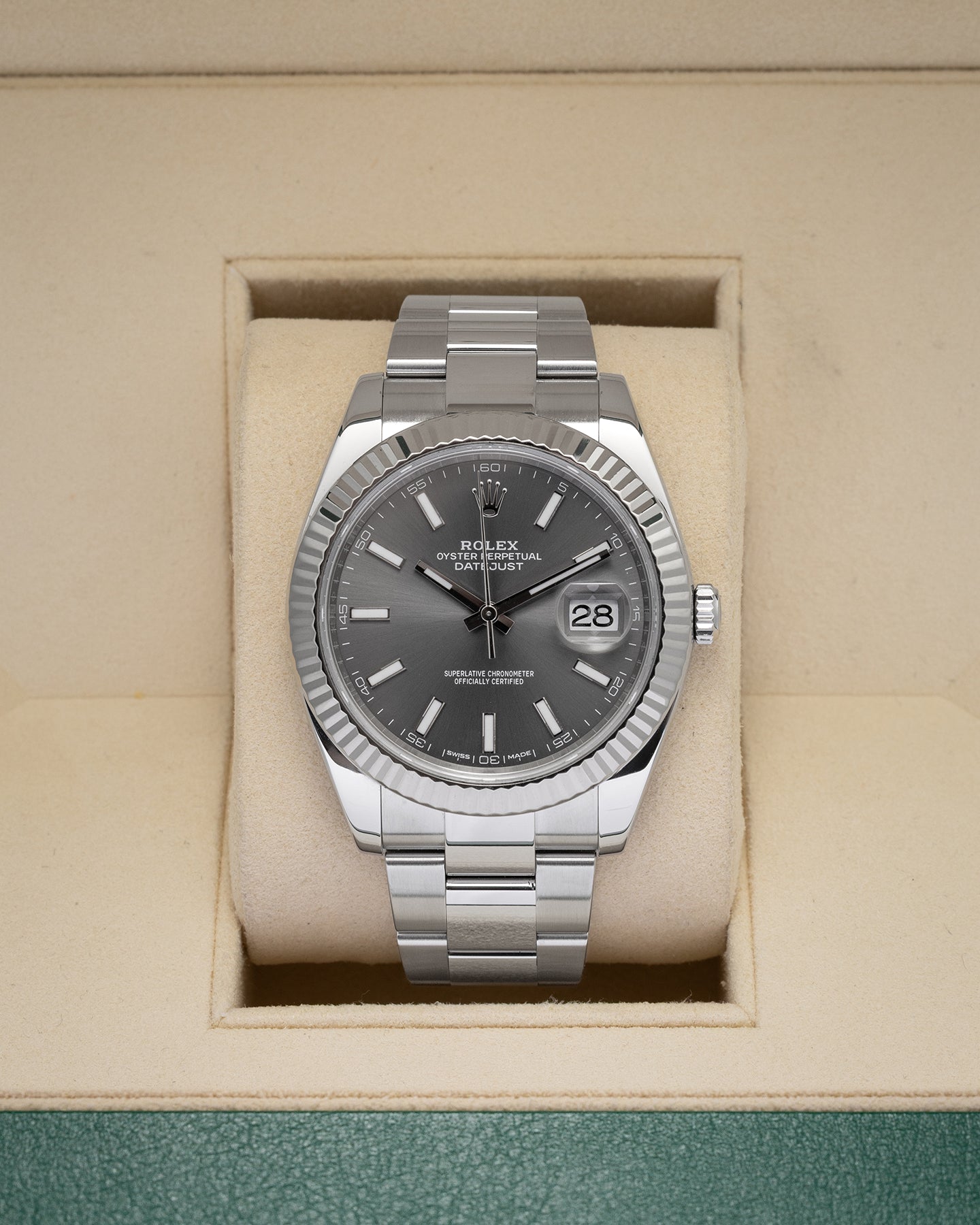 Rolex Datejust 41 Rhodium 126334 | Noah's Fine Watches Dallas, Texas