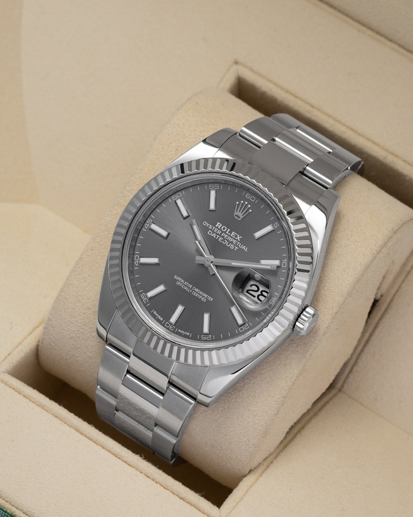 Rolex Datejust 41 Rhodium 126334 | Noah's Fine Watches Dallas, Texas