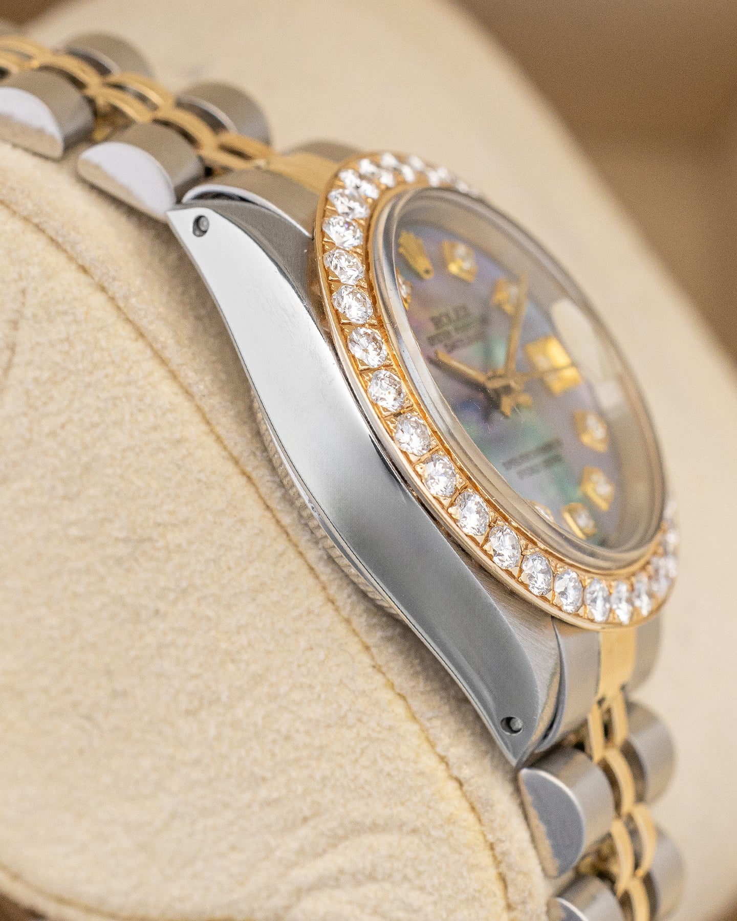 Custom Diamond Rolex Datejust 6917 Watch | Noah's Fine Watches and Jewelry Dallas