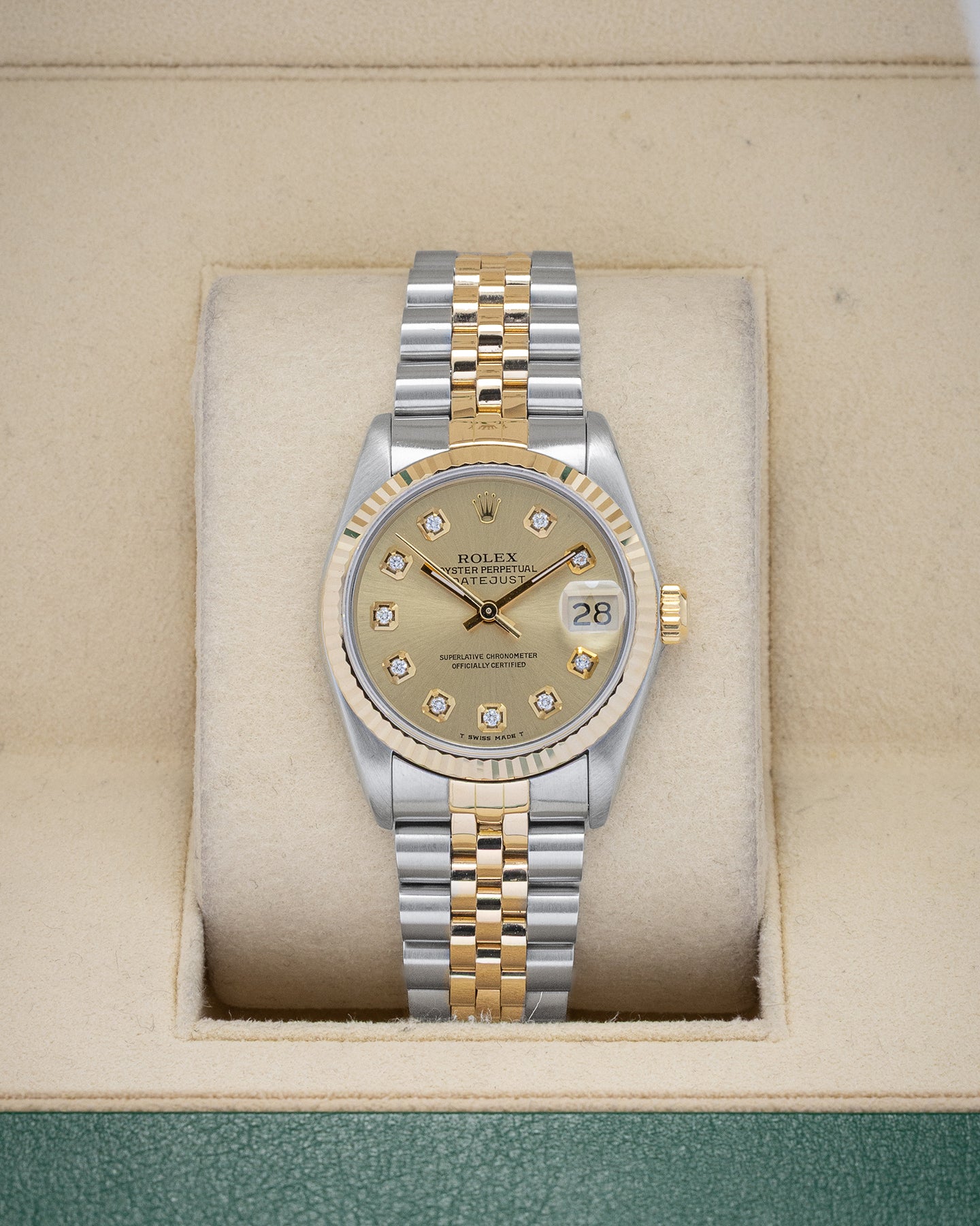 Datejust 79173G Steel Yellow Gold Rolex Watch | Noah's Fine Jewelry and Watches