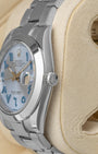 Rolex Datejust Aftermarket Ice Blue Arabic Dial 126300 | Noah's Fine Watches and Jewelry in Dallas, TX