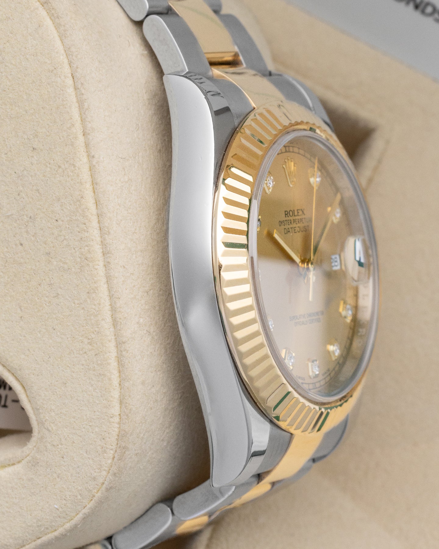 Rolex Datejust Champagne Diamonds 116333 | Noah's Fine Watches Frisco, TX