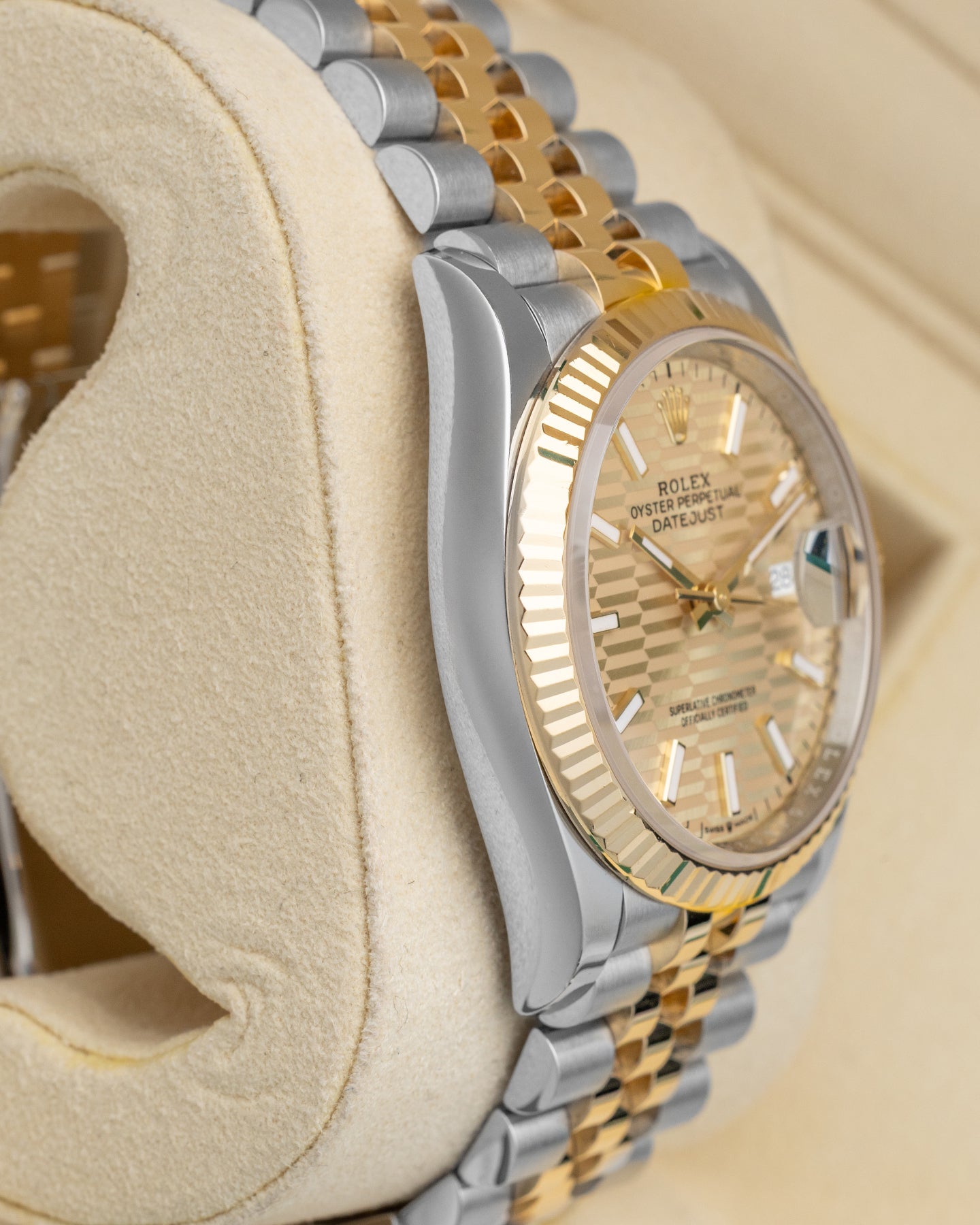 Rolex Datejust Champagne Motif 126233 | Noah's Fine Watches and Jewelry