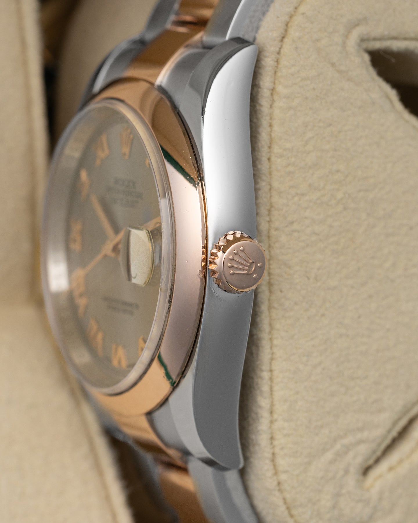 Rolex Datejust Steel Rose Gold 36 116201 | Noah's Fine Watches Dallas, Texas