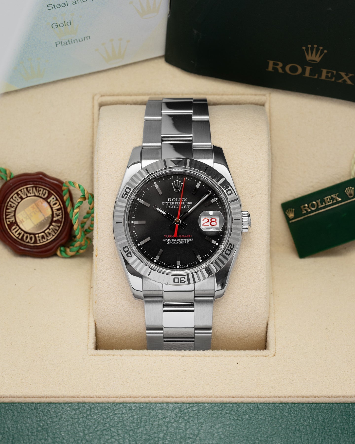 2005 Rolex Datejust Turn-O-Graph 116264 | Noah's Fine Watches and Jewelry USA