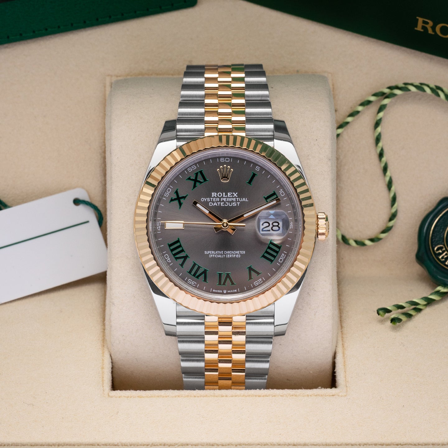 Rolex Datejust Wimbledon 126333 | Noah's Fine Watches Dallas, Texas