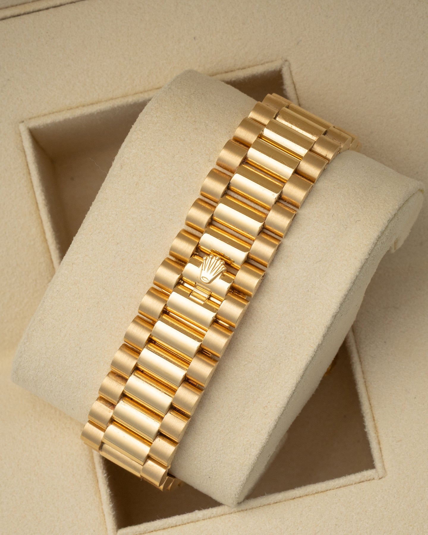 Yellow Gold Diamond Rolex Day-Date 228348RBR | Noah's Fine Watches Dallas, Texas