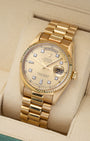 Rolex Day-Date 36 18238 Chamgpagne Diamond | Noah's Fine Jewelry & Watches