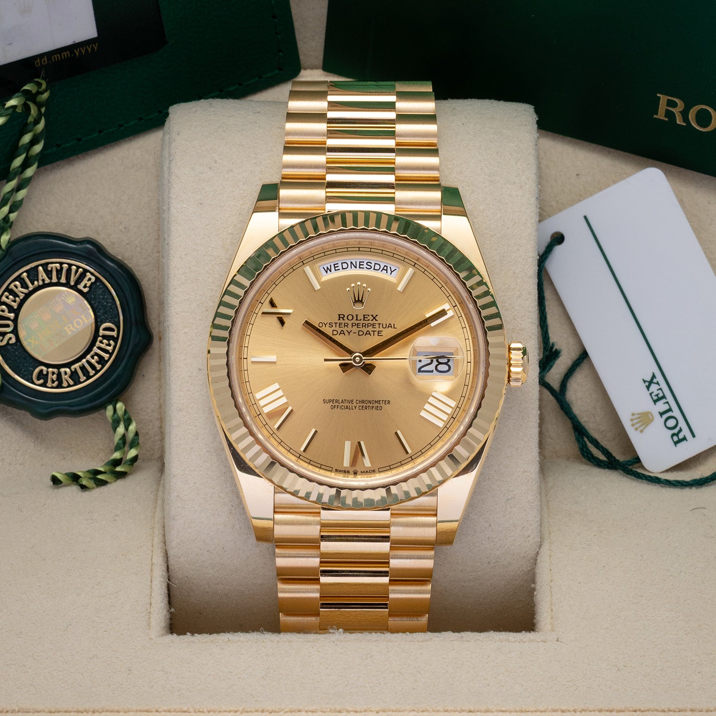Rolex Day-Date President 228238 | Noah's Fine Watches Dallas, Texas