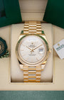 Rolex Day-Date Silver Motif 228238 | Noah's Fine Watches and Jewelry